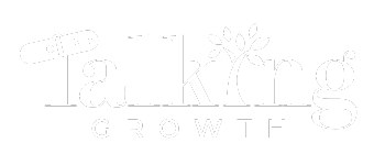 Talking Growth Logo - White Version